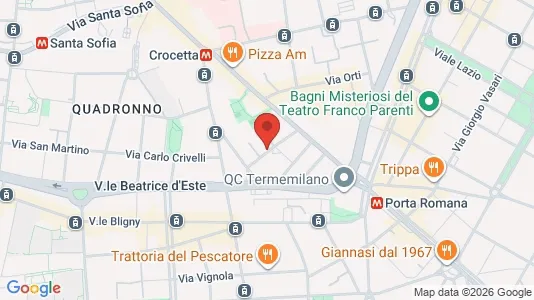 Apartments for rent i Milano Zona 1 - Centro storico - kort over placeringen