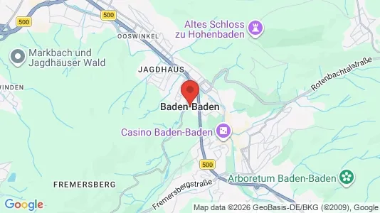 Apartments for rent in Baden-Baden - Photo from Google Street View