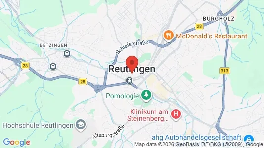 Apartments for rent in Reutlingen - Photo from Google Street View