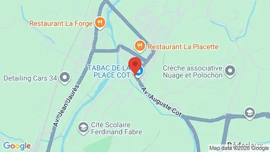 Apartments for rent i Béziers - kort over placeringen