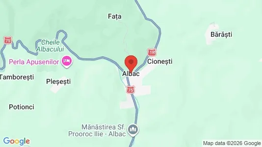 Apartments for rent i Albac - kort over placeringen