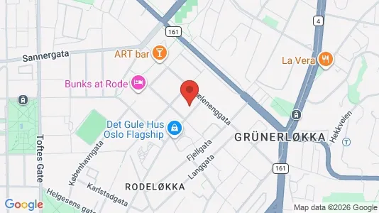 Apartments for rent i Oslo Grünerløkka - kort over placeringen