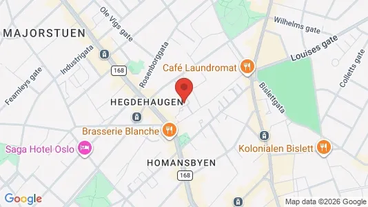 Apartments for rent i Oslo Frogner - kort over placeringen