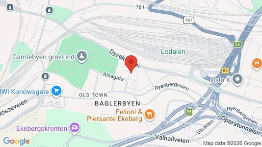 Apartments for rent i Oslo Gamle Oslo - kort over placeringen