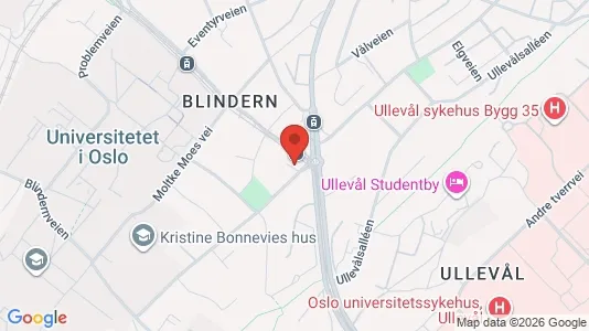 Rooms for rent i Oslo Nordre Aker - kort over placeringen