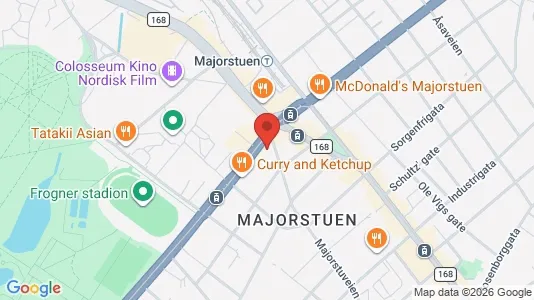 Apartments for rent i Oslo Frogner - kort over placeringen