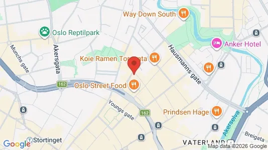 Rooms for rent i Oslo St. Hanshaugen - kort over placeringen