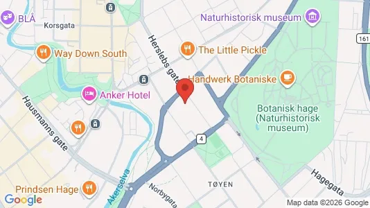Rooms for rent i Oslo Gamle Oslo - kort over placeringen