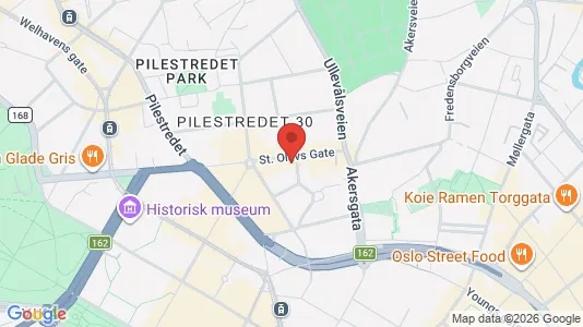 Rooms for rent i Oslo St. Hanshaugen - kort over placeringen