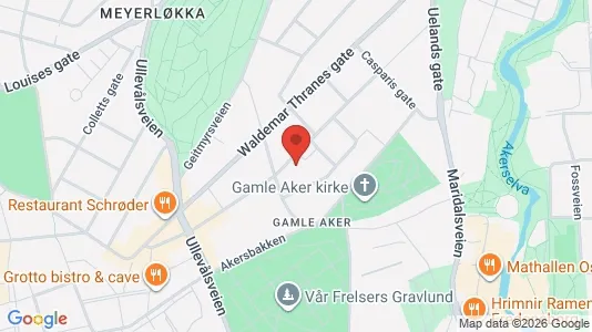 Apartments for rent i Oslo St. Hanshaugen - kort over placeringen