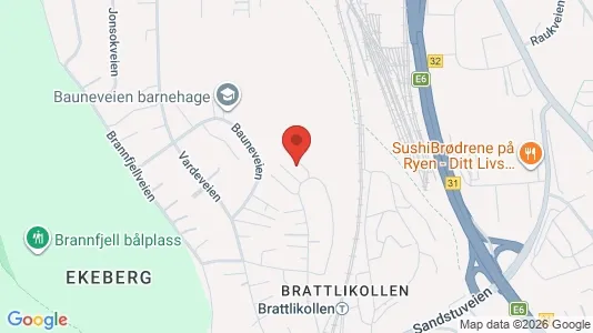 Apartments for rent i Oslo Nordstrand - kort over placeringen