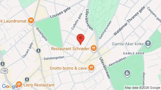 Rooms for rent i Oslo St. Hanshaugen - kort over placeringen