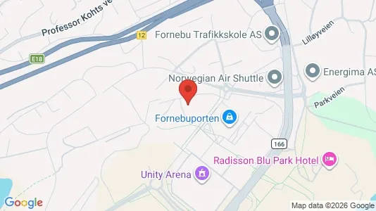 Apartments for rent i Bærum - kort over placeringen