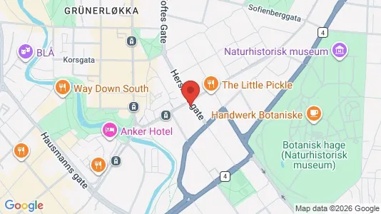 Rooms for rent i Oslo Gamle Oslo - kort over placeringen
