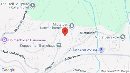 Rooms for rent i Oslo Vestre Aker - kort over placeringen