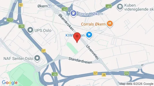 Rooms for rent i Oslo Bjerke - kort over placeringen
