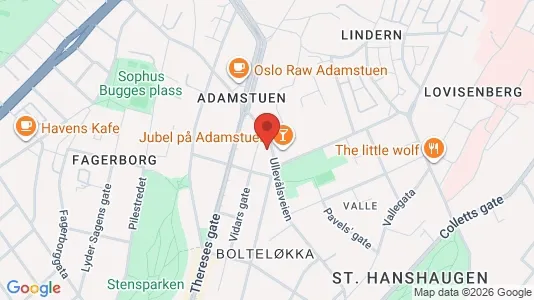 Apartments for rent i Oslo St. Hanshaugen - kort over placeringen