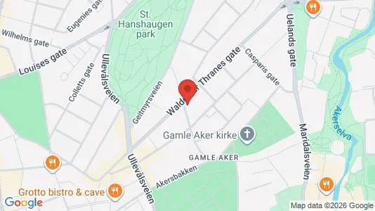 Rooms for rent i Oslo St. Hanshaugen - kort over placeringen