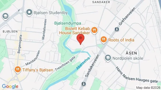 Apartments for rent i Oslo Sagene - kort over placeringen
