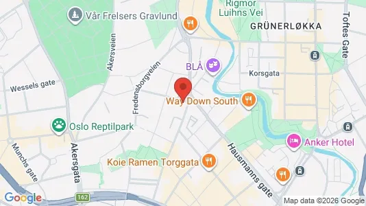 Rooms for rent i Oslo St. Hanshaugen - kort over placeringen