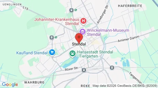 Apartments for rent i Stendal - kort over placeringen