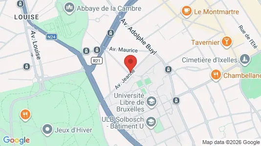 Apartments for rent i Stad Brussel - kort over placeringen