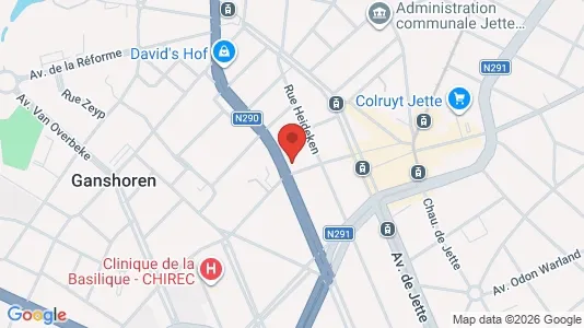 Apartments for rent in Brussels Ganshoren - Photo from Google Street View
