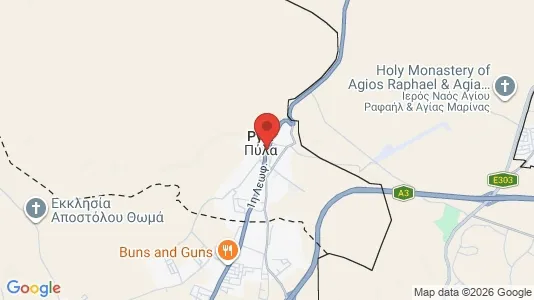 Houses for rent i Pyla - kort over placeringen