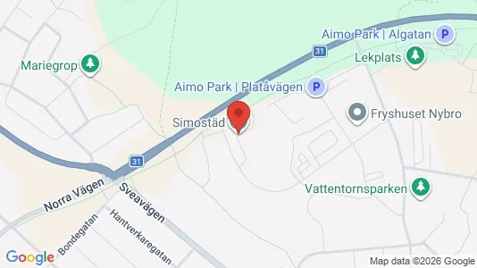 Apartments for rent in Nybro - Photo from Google Street View