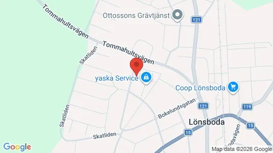 Apartments for rent i Osby - kort over placeringen