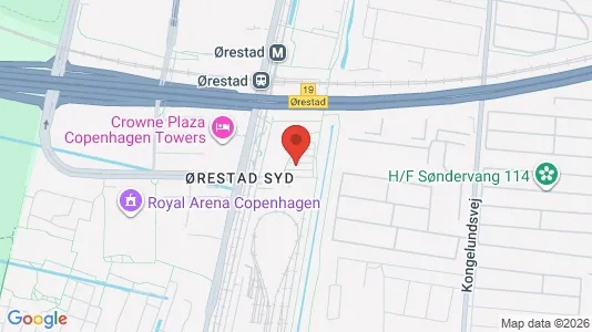 Apartments for rent i Copenhagen S - kort over placeringen