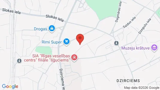 Apartments for rent i Riga Voleri - kort over placeringen