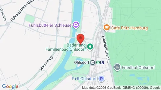Apartments for rent i Hamburg Nord - kort over placeringen