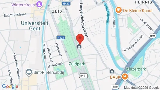Apartments for rent i Stad Gent - kort over placeringen