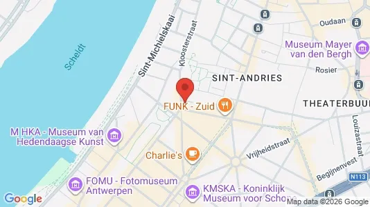 Apartments for rent i Stad Antwerp - kort over placeringen