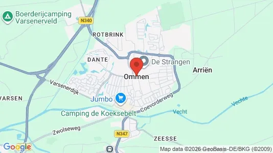 Apartments for rent i Ommen - kort over placeringen
