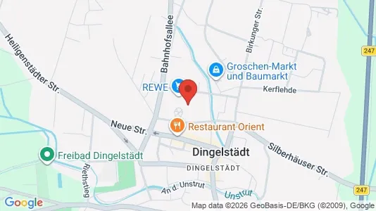 Apartments for rent i Eichsfeld - kort over placeringen