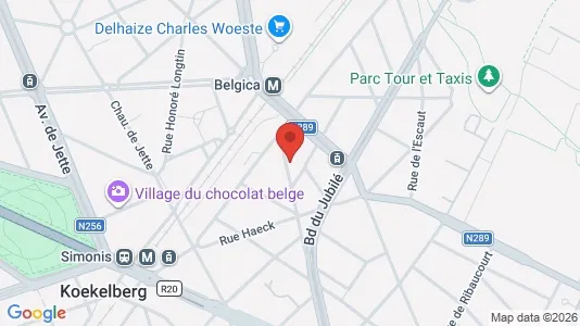 Apartments for rent i Brussels Sint-Jans-Molenbeek - kort over placeringen