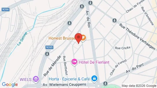 Apartments for rent i Brussels Vorst - kort over placeringen