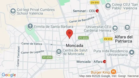 Rooms for rent in Moncada - Photo from Google Street View
