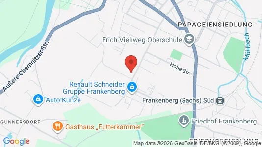 Apartments for rent i Central Saxony - kort over placeringen