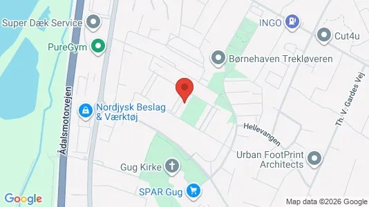 Apartments for rent i Aalborg SØ - kort over placeringen