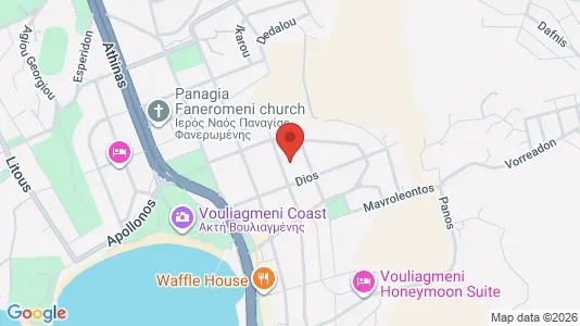 Apartments for rent i Vari-Voula-Vouliagmeni - kort over placeringen