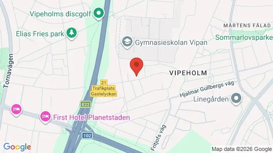 Apartments for rent i Lund - kort over placeringen