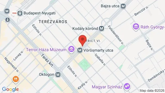 Apartments for rent in Budapest Terézváros - Photo from Google Street View