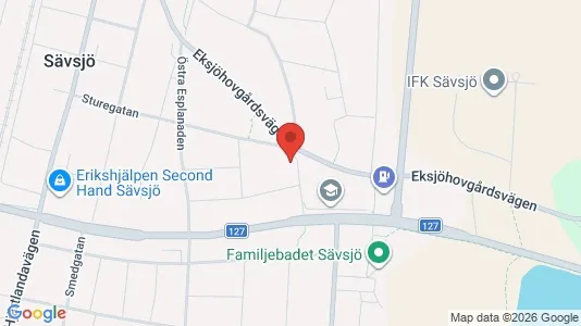 Apartments for rent i Sävsjö - kort over placeringen
