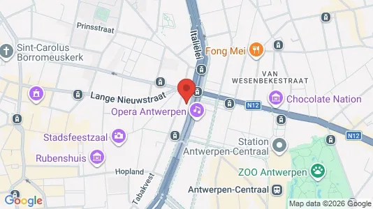 Apartments for rent i Stad Antwerp - kort over placeringen
