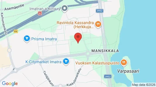 Apartments for rent i Imatra - kort over placeringen