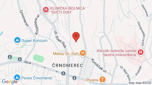 Apartments for rent i Sljeme (Medvednica-Tomislavac) - kort over placeringen