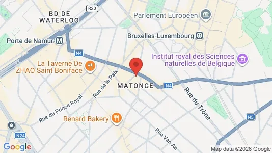 Apartments for rent i Brussels Elsene - kort over placeringen